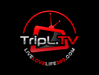 TripL.TV and LiveLoveLife360.com logo design by Kirito