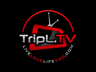 TripL.TV and LiveLoveLife360.com logo design by Kirito