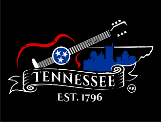 Nashville Music Guide back of T  logo design by haze