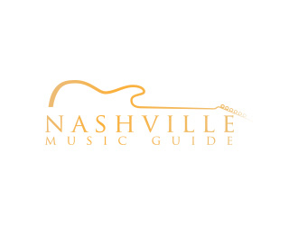 Nashville Music Guide back of T  logo design by daanDesign