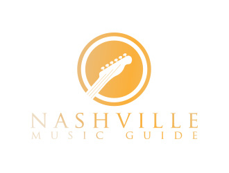 Nashville Music Guide back of T  logo design by daanDesign