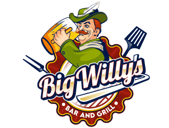 Big Willys Bar and Grill logo design by Suvendu