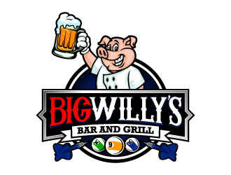 Big Willys Bar and Grill logo design by daywalker