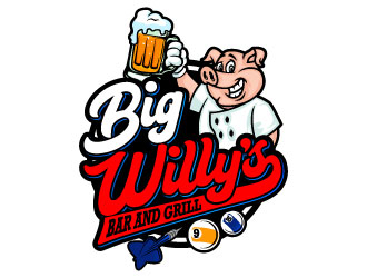 Big Willys Bar and Grill logo design by daywalker