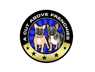 A Cut Above Frenchies  logo design by PrimalGraphics