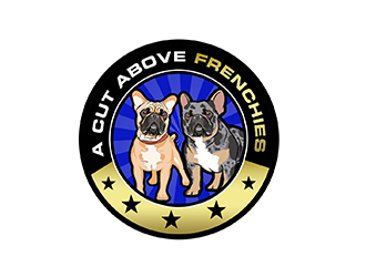 A Cut Above Frenchies  logo design by PrimalGraphics
