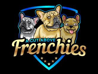A Cut Above Frenchies  logo design by uttam