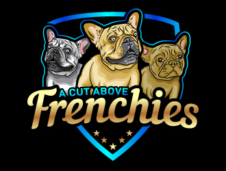 A Cut Above Frenchies  logo design by uttam