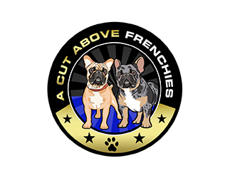 A Cut Above Frenchies  logo design by PrimalGraphics