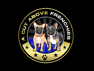 A Cut Above Frenchies  logo design by PrimalGraphics
