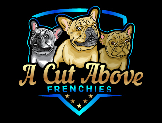 A Cut Above Frenchies  logo design by uttam