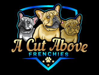 A Cut Above Frenchies  logo design by uttam
