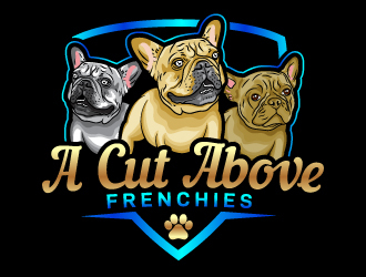 A Cut Above Frenchies  logo design by uttam