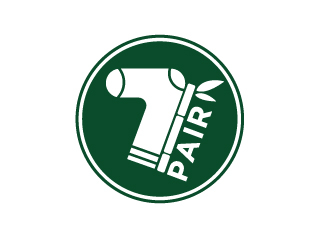 7-Pair logo design by gateout