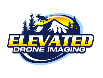 Elevated Drone Imaging  logo design by kunejo