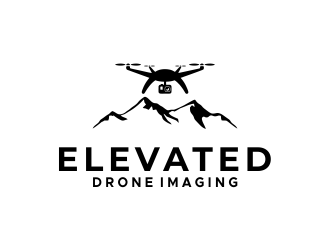 Elevated Drone Imaging  logo design by done