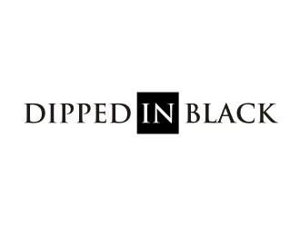 Dipped in Black logo design by artery