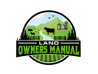 Land Owners Manual logo design by PrimalGraphics