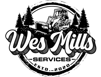 WES MILLS SERVICES logo design by design_brush