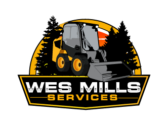 WES MILLS SERVICES logo design by AamirKhan