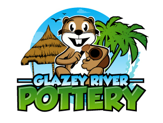 GLAZEY RIVER POTTERY logo design by AamirKhan