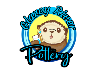 GLAZEY RIVER POTTERY logo design by Dhieko