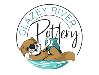 GLAZEY RIVER POTTERY logo design by veron