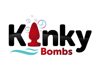 Kinky Bombs logo design by DreamLogoDesign