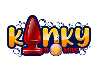 Kinky Bombs logo design by DreamLogoDesign
