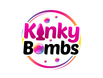 Kinky Bombs logo design by BeDesign