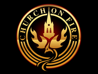 Church On Fire logo design by DreamLogoDesign