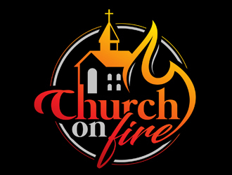 Church On Fire logo design by DreamLogoDesign