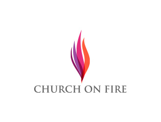 Church On Fire logo design by daanDesign