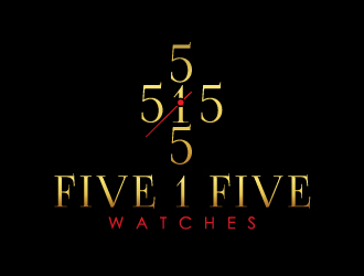 Five 1 Five Watches  logo design by sanu