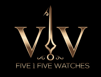 Five 1 Five Watches  logo design by DreamLogoDesign