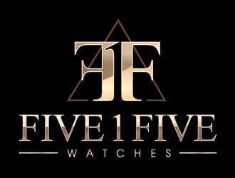 Five 1 Five Watches  logo design by DreamLogoDesign