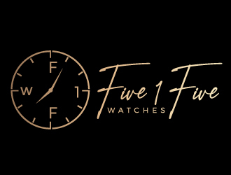 Five 1 Five Watches  logo design by gilkkj