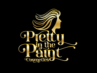Pretty in the Paint Cosmetics  logo design by sunny070
