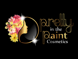 Pretty in the Paint Cosmetics  logo design by Gwerth
