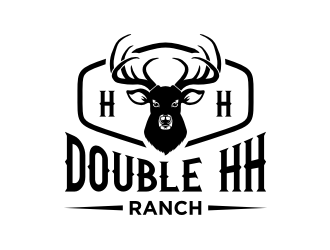 Double HH Ranch logo design by GemahRipah