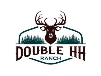 Double HH Ranch logo design by GemahRipah