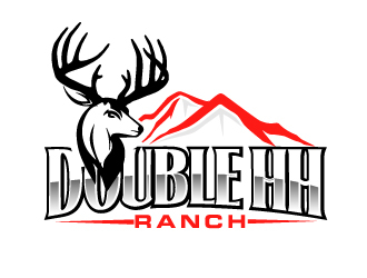 Double HH Ranch logo design by AamirKhan