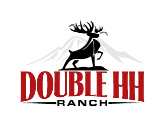 Double HH Ranch logo design by AamirKhan