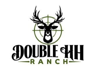 Double HH Ranch logo design by AamirKhan