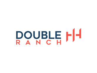 Double HH Ranch logo design by daanDesign