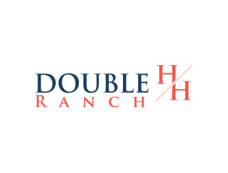 Double HH Ranch logo design by daanDesign