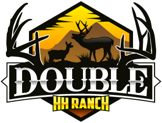 Double HH Ranch logo design by LucidSketch