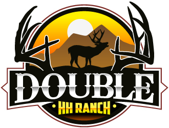 Double HH Ranch logo design by LucidSketch