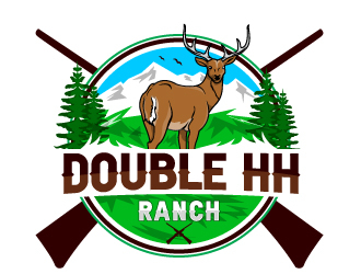 Double HH Ranch logo design by Suvendu