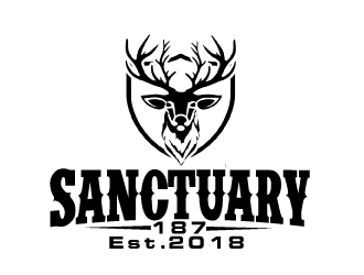 Sanctuary 187 logo design by AamirKhan
